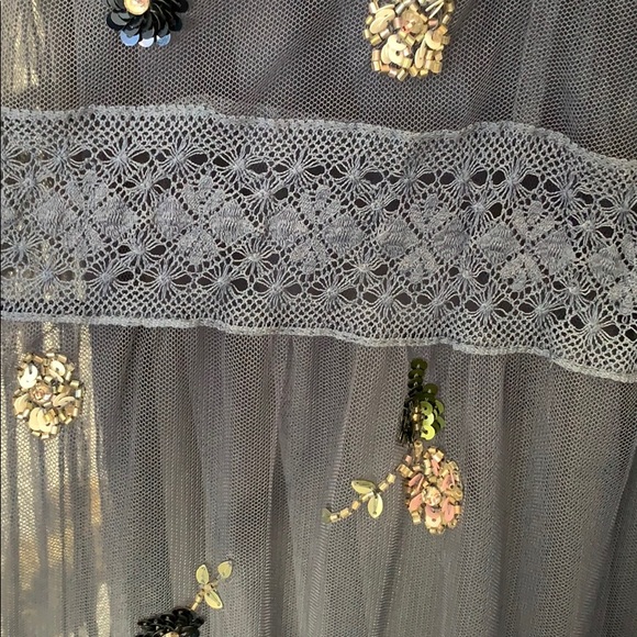 Needle & thread garden flower blue dress size 2 - Picture 11 of 16